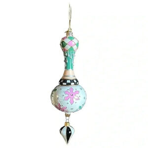 MaCKENZIE CHILDS FINIAL DOUBLE DROP RARE - NEW RETIRED!